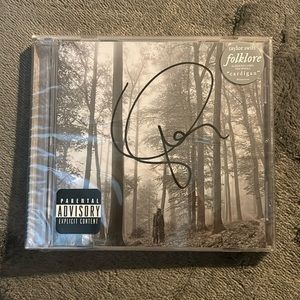 Signed Taylor Swift Folklore CD